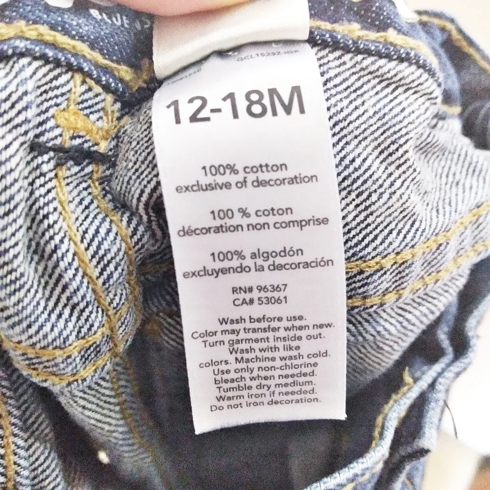 Osh Kosh B'Gosh Classic Medium Wash Jeans Size 12-18 Months